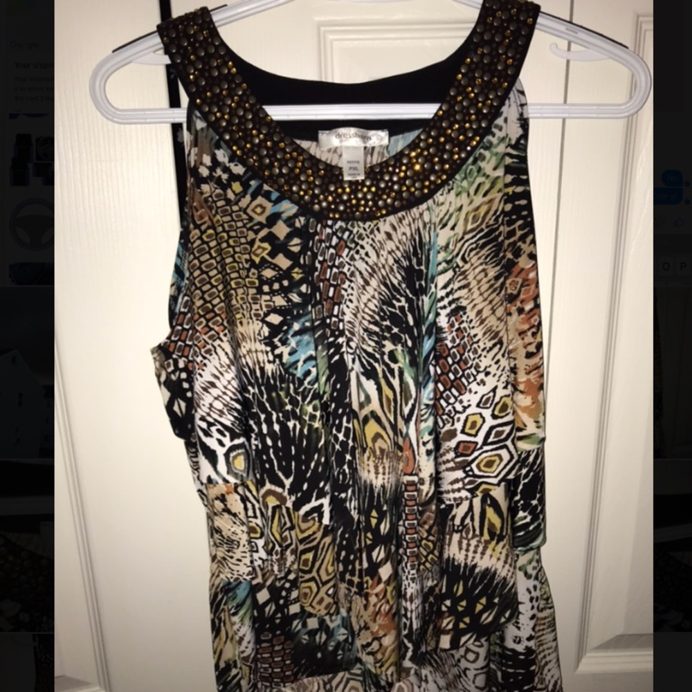 Flowy multi printed blouse